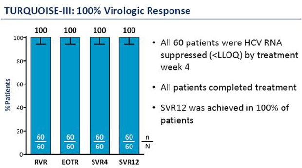 Turquoise-III: 100% Virologic Response
